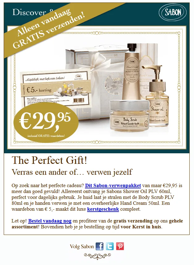 nieuwsbrief sabon