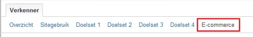 e-commerce tab
