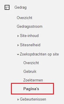 Zoekpagina's