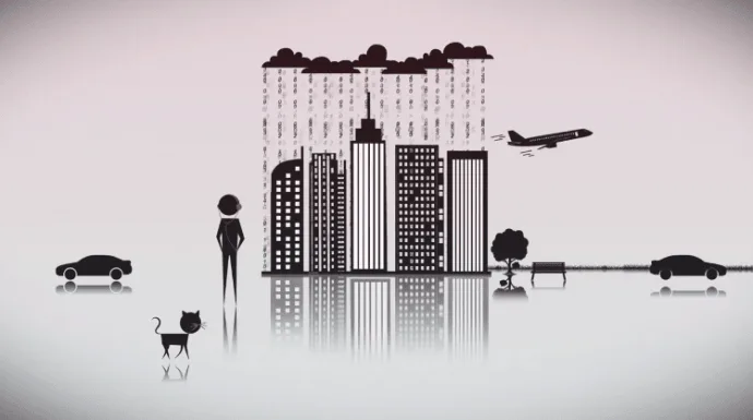 Voorbeeld animatiestijl zakelijk en professioneel
