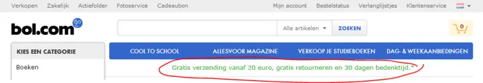 bol.com usp's