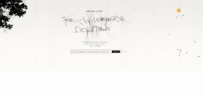 The Wilderness Downtown: a Chrome Experiment