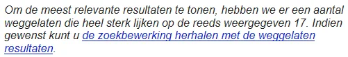 Zoekresultaten-duplicate-content