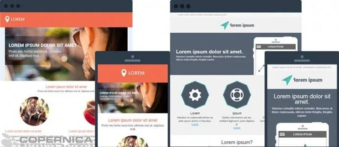 Voorbeeld responsive e-mail