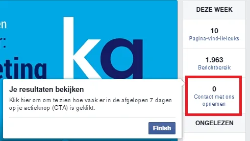 Facebook button resulaten